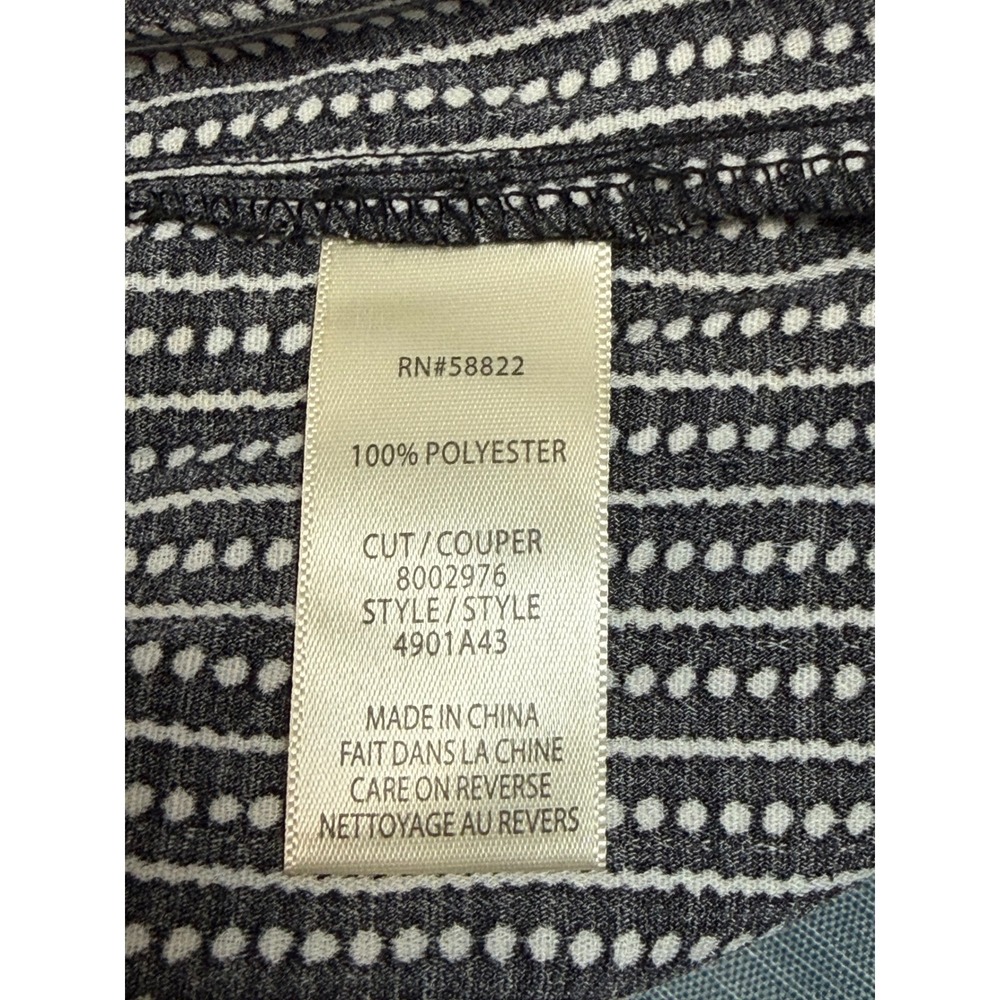 Unbranded Wide Leg Jumpsuit Womens M Black White Excellent Dotted Stripe Ruffle - Picture 11 of 12